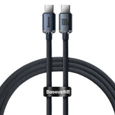 Baseus Crystal Shine Series Type-C to Type-C Charging Cable 100W 1.2M Black